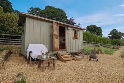 Image de Thistlewoods Shepherds Hut, romantic, with a garden in Glaisdale