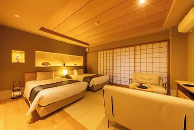 Image de Twin room with courtyard / Kyoto City Kyōto