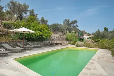 Image de Maison de vacances 'Can Carabá' avec vue sur la montagne, piscine privée et Wi-Fi