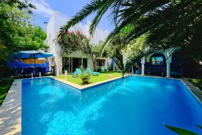 Image de Villa Marrakech - Quartier La Badira - Hammamet, piscine à 300m de la plage
