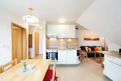 Image de A relaxing vacation for up to 4 people in a 46-square-meter space with a balcony