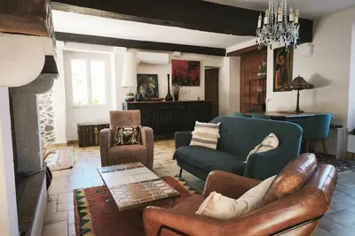 Image de Maison de vacances « Maison Brocanteflore » avec jardin privé, Wi-Fi et climatisation