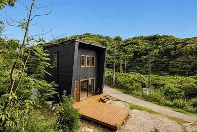 Image de Log Cabin with Ocean Views | Bonfire in a Private Satoyama Forest
