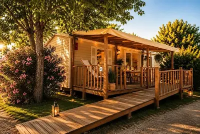 Image de Mobil home 3 pièces 4 personnes Pmr climatisé