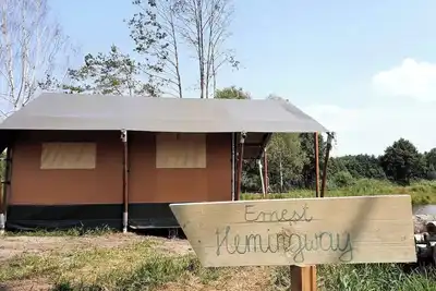 Image de Cztery Stawy Glamp - Safari tent Hemingway