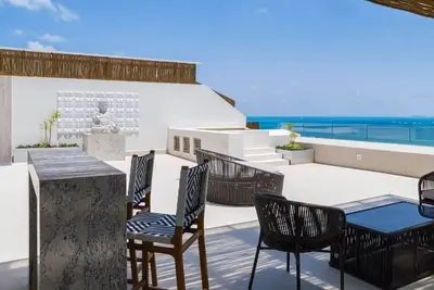 Image de Penthouse 3 chambres de luxe 5 étoiles en bord de mer à Garza Blanca Cancun