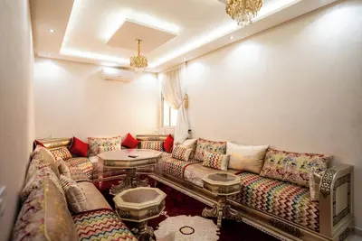 Image de Authentic Moroccan Apt 2br 8 min Airport Ac and Parking Marrakech