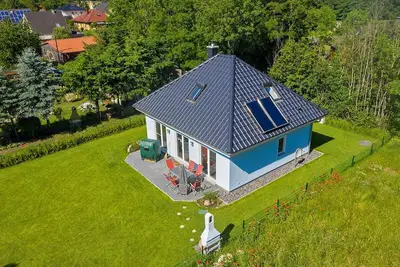 Image de Vacation home with a fireplace, about 800 meters from the sandy beach, with Wi-Fi and a washing machine