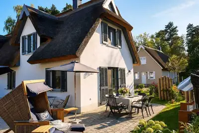 Image de Half of a vacation home with a sauna, about 600 meters from the sandy beach, with a washing machine and Wi-Fi