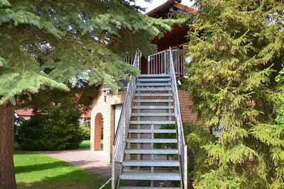 Image de Just 250 meters from the sandy Baltic Sea beach, Wi-Fi, accommodates up to 4 people, with a covered patio