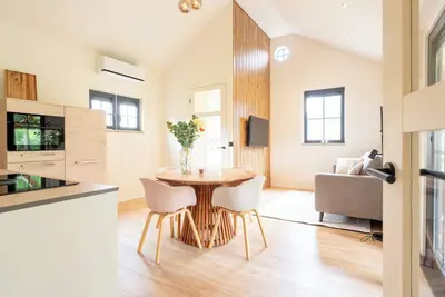 Image de Detached, single-storey holiday home with hot tub, spacious terrace and bike shed, surrounded by Drenthe nature.