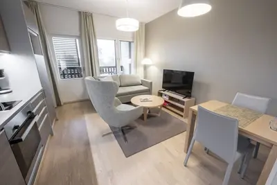 Image de Chalets de ski Ruka 37m² (2+2 personnes) avec balcon et WiFi
