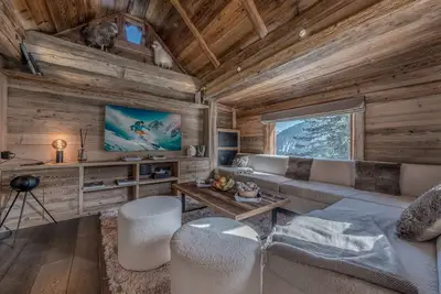 Image de Chalet à Courchevel 1850, 8 personnes, skis aux pieds, sauna, Wifi