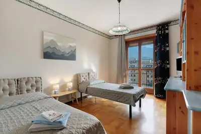 Image de Appartement « La Dimora Abg » avec vue sur la montagne et balcon