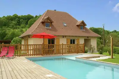 Image de Maison de vacances avec piscine privée chauffée