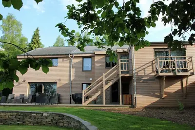 Image de Belle maison de vacances avec jacuzzi et sauna
