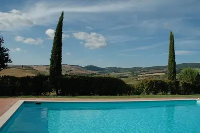 Image de Vaste ferme à Pienza avec piscine