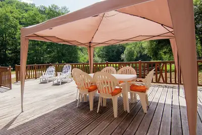 Image de Chalet de charme avec piscine