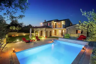 Image de Magnifique villa à Baderna avec piscine privée