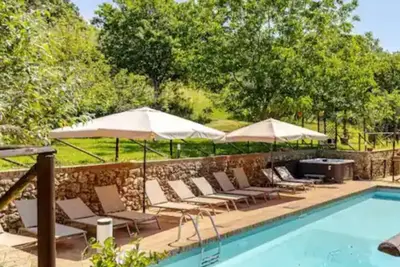Image de Sienne, la vraie Toscane! Propriété entière une piscine 20p A\/C Jacuzzi WiFi