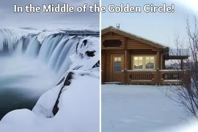 Image de Un Log Cabin sur les rives du fleuve Hvítá!