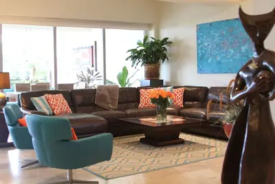 Image de Casa Celeste à Molino de Agua - Superbe suite 3\/3 - vue sur l'océan, la piscine et le jardin