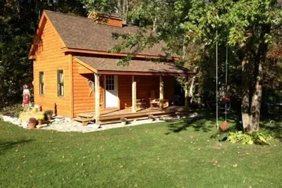 Image de Minutes à Vsf, <br>Making Souvenir Log Cabin So Vt Grande randonnée et natation