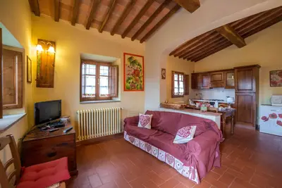 Image de Pour famille dans ferme en pierre près de Florence avec piscine et jardin