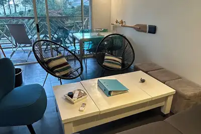 Image de appartement rsdce front de mer avec piscine (ouverte du15\/6 au 15\/9) tennis