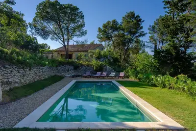 Image de Li Ferigoulo, maison de luxe rénovée (Ac, piscine, 1. 5 acres de verger d'oliviers)