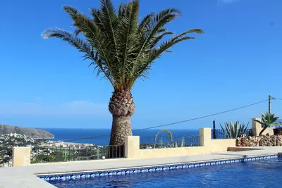 Image de Beautiful villa private pool stunning Panoramic Sea & Mountain Views in Moraira,