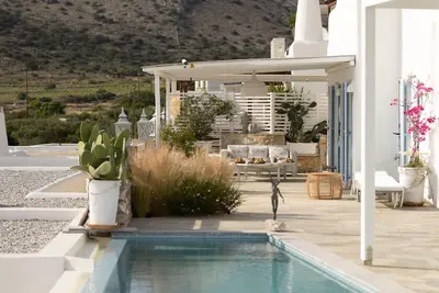 Image de Villa Galazio sur la colline tranquille d'Angeria, extraordinaire vue panoramique sur la mer
