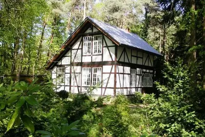 Image de maison de vacances romantique dans la lande de Lüneburg