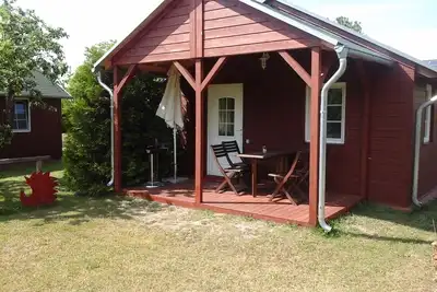 6 chalets parfait pour les réunions de famille, près de la Spreewald.