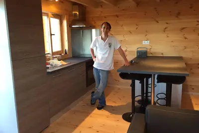 Image de Chalet en bois vue mer
