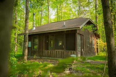 Image de Situé au cœur de la forêt d'État de Solana parmi les arbres forestiers