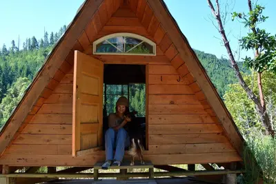 Image de A-Frame, Off-Grid, Cabine Rustique