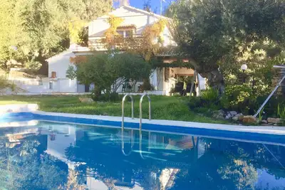 Image de Villa avec piscine privée au milieu de collines et d'oliviers