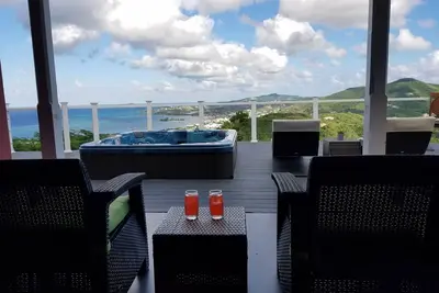 Image de Un Million De Dollars View Sur Un Acre De Slendor Des Caraibes
