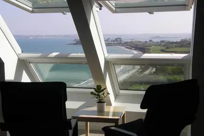 Image de Vue Mer Exceptionnelle- confort et calme -Meublé de tourisme 4 étoiles