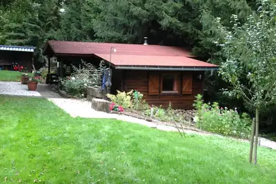 Image de Chalet  au calme forêt, pré et Etang de peche - sud du Haut-Rhin -