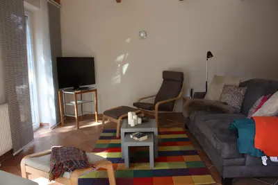 Image de Maison de campagne avec un grand jardin de rhodos. Sauna et piscine. Enfants jusqu'Ă 16 ans gratuit