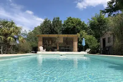 Image de Maison de pays piscine chauffée à 15 mn du Golfe du Morbihan