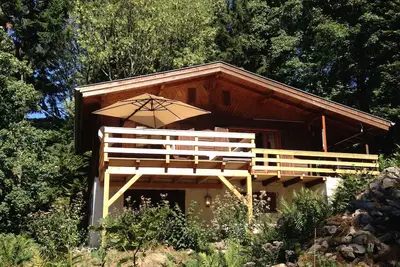 Image de Grand et joli chalet isolé avec sauna en Alsace sauvage