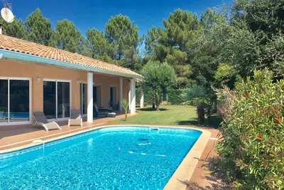 Villa Soustons Plage avec Piscine privée - Lac Marin, Golf, Océan;Wifi