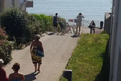 Image de accès plage à 50m sans rue à traverser