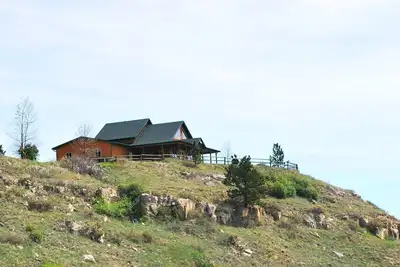 Image de La vue incomparable. . . LĂ oĂą la prairie rencontre la montagne