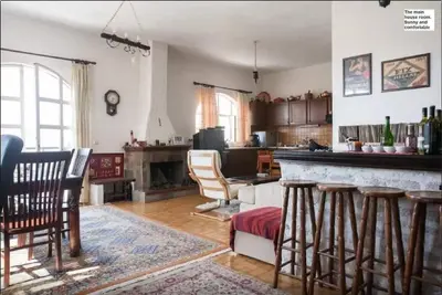 Image de Maison confortable près d'Athènes avec vue imprenable sur la mer. Familial année 4all appropriée
