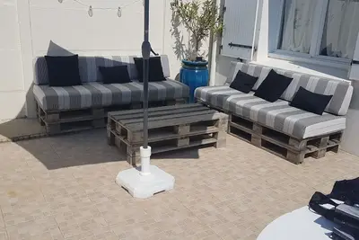 Image de Maison à 600 m mer, plage et commerce, Wifi, draps, matériel bébé, 2 vélos