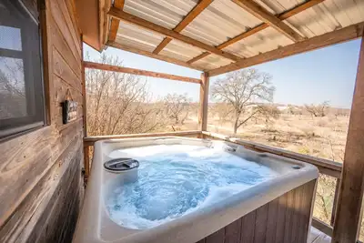 Fredericksburg Texas cabine privée avec bain à remous